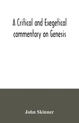 Krytyczny i egzegetyczny komentarz do Księgi Rodzaju - A critical and exegetical commentary on Genesis