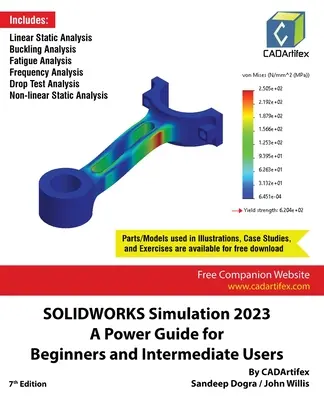 SOLIDWORKS Simulation 2023: Zaawansowany przewodnik dla początkujących i średnio zaawansowanych użytkowników: Kolorowe - SOLIDWORKS Simulation 2023: A Power Guide for Beginners and Intermediate Users: Colored