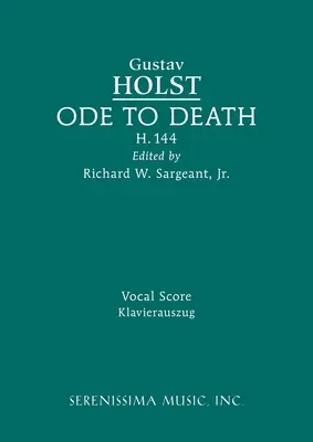 Oda do śmierci, H.144: Partytura wokalna - Ode to Death, H.144: Vocal score