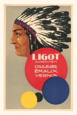 Vintage Journal Wódz indiański z nakryciem głowy - Vintage Journal Indian Chief with Headdress