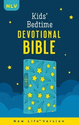 Biblia dla dzieci na dobranoc: Nlv [Aqua Stars] - The Kids' Bedtime Devotional Bible: Nlv [Aqua Stars]