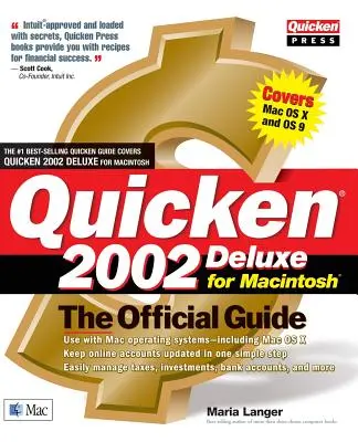 Quicken 2002 Deluxe dla komputerów Macintosh: Oficjalny przewodnik - Quicken 2002 Deluxe for Macintosh: The Official Guide