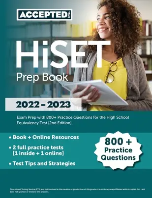 HiSET Prep Book 2022-2023: Przygotowanie do egzaminu z ponad 800 pytaniami praktycznymi do testu równoważności szkoły średniej [2nd Edition] - HiSET Prep Book 2022-2023: Exam Prep with 800+ Practice Questions for the High School Equivalency Test [2nd Edition]