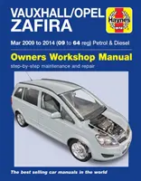 Vauxhall/Opel Zafira benzyna i diesel (marzec '09-'14) 09 do 64 - Vauxhall/Opel Zafira Petrol & Diesel (Mar '09-'14) 09 To 64