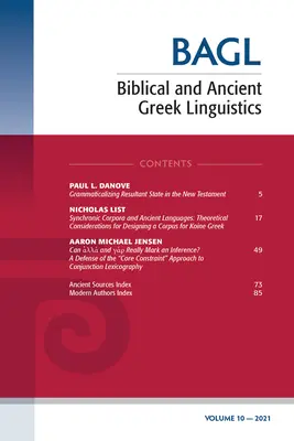 Językoznawstwo biblijne i starożytnej greki, tom 10 - Biblical and Ancient Greek Linguistics, Volume 10