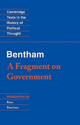 Bentham: Fragment o rządzie - Bentham: A Fragment on Government