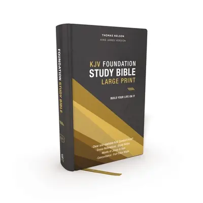 Kjv, Foundation Study Bible, duży druk, twarda oprawa, czerwona litera, wygodny druk: Biblia Święta, Wersja Króla Jakuba - Kjv, Foundation Study Bible, Large Print, Hardcover, Red Letter, Comfort Print: Holy Bible, King James Version