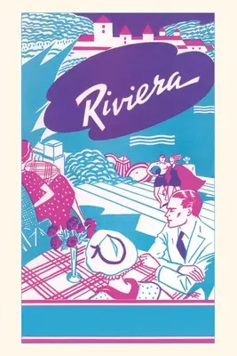 Plakat podróżniczy Vintage Journal Riviera - Vintage Journal Riviera Travel Poster