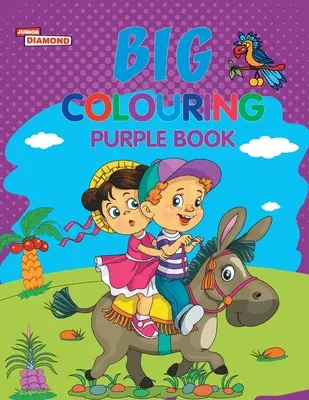 Fioletowa książka do kolorowania dla dzieci w wieku od 5 do 9 lat Zabawa i kolorowanka dla dzieci - Big Colouring Purple Book for 5 to 9 years Old Kids Fun Activity and Colouring Book for Children