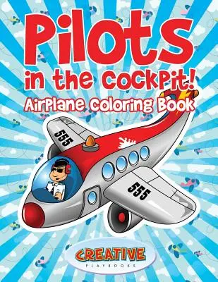 Piloci w kokpicie! Kolorowanka samolot - Pilots in the Cockpit! Airplane Coloring Book