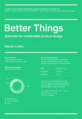 Better Things: Materiały do projektowania zrównoważonych produktów - Better Things: Materials for Sustainable Product Design