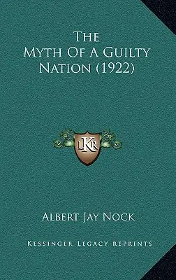 Mit winnego narodu (1922) - The Myth Of A Guilty Nation (1922)