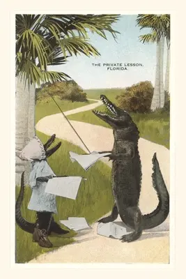 Vintage Journal Prywatna lekcja z aligatorami - Vintage Journal Private Lesson with Gators