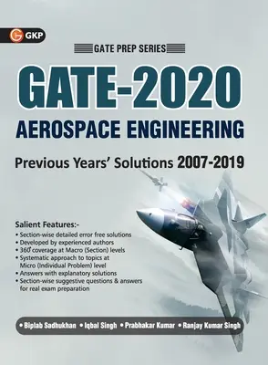 GATE 2020 - Inżynieria lotnicza i kosmiczna - 13-letni rozdział rozwiązany 2007-19 - GATE 2020 - Aerospace Engineering - 13 Years' Section-wise Solved Paper 2007-19