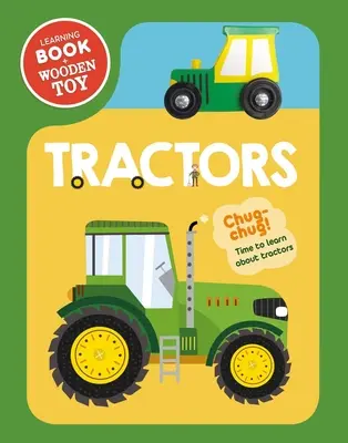 Traktory: Zestaw drewnianych zabawek i książek - Tractors: Wooden Toy & Board Book Set