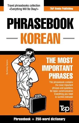 Rozmówki angielsko-koreańskie i minisłownik 250 słów - English-Korean phrasebook and 250-word mini dictionary