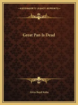 Wielki Pan nie żyje - Great Pan Is Dead