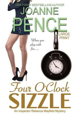 Four O'Clock Sizzle [Large Print]: An Inspector Rebecca Mayfield Mystery