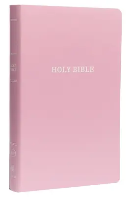 KJV, Biblia na prezent i nagrodę, imitacja skóry, różowa, wydanie z czerwonymi literami - KJV, Gift and Award Bible, Imitation Leather, Pink, Red Letter Edition