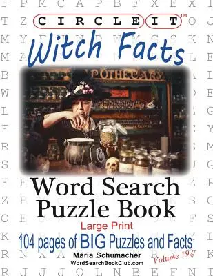 Zakreśl to, fakty o czarownicach, wyszukiwanie słów, książka z łamigłówkami - Circle It, Witch Facts, Word Search, Puzzle Book