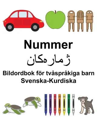 Szwedzko-kurdyjski Numbers/ژما رەکان Słownik obrazkowy dla dzieci dwujęzycznych - Svenska-Kurdiska Nummer/ژما رەکان Bildordbok fr tvsprkiga barn