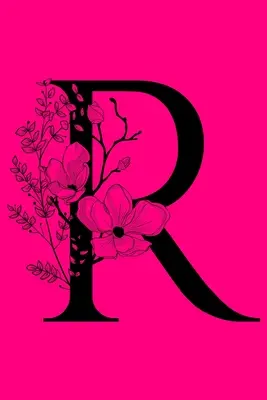 R: Notatnik z inicjałami monogramu: Spersonalizowany dziennik prezentowy z monogramem w podszewce - R: Monogram Initial Notebook: Customized Lined Monogrammed Gift Journal