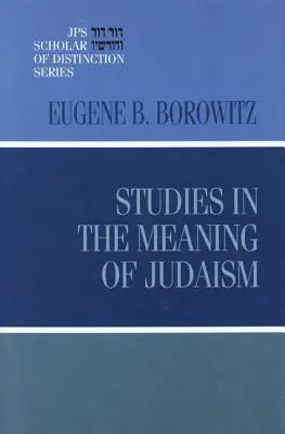 Studia nad znaczeniem judaizmu - Studies in the Meaning of Judaism