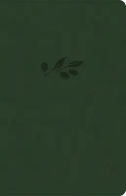 NASB Large Print Thinline Bible, Olive Leathertouch