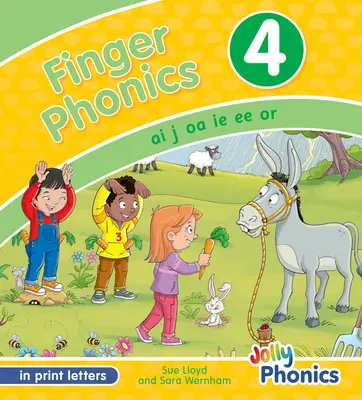 Finger Phonics Book 4: In Print Letters (amerykańskie wydanie angielskie) - Finger Phonics Book 4: In Print Letters (American English Edition)