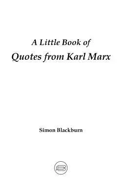 Mała księga cytatów z Karola Marksa - A Little Book of Quotes from Karl Marx