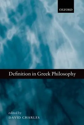 Definicja w filozofii greckiej - Definition in Greek Philosophy