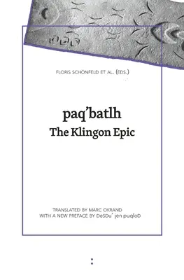 paq'batlh: Klingoński epos - paq'batlh: The Klingon Epic