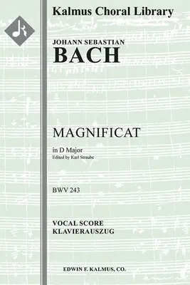 Magnificat, BWV 243: Partytura wokalna - Magnificat, BWV 243: Vocal score