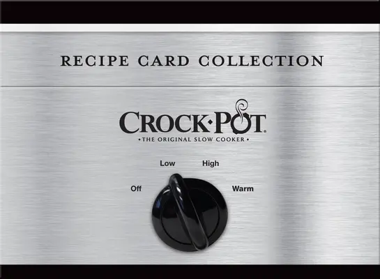 Puszka z kolekcją kart z przepisami Crockpot (srebrna) - Crockpot Recipe Card Collection Tin (Silver)