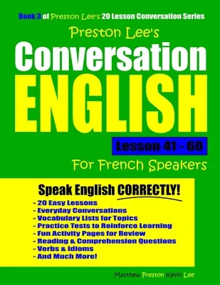 Angielski dla początkujących z zeszytem ćwiczeń Lekcje 41 - 60 - Preston Lee's Conversation English For French Speakers Lesson 41 - 60