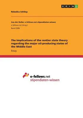 Implikacje teorii państwa rentiera w odniesieniu do głównych państw Bliskiego Wschodu produkujących ropę naftową - The implications of the rentier state theory regarding the major oil-producing states of the Middle East