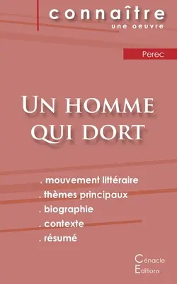 Fiche de lecture Un homme qui dort de Georges Perec (analyse littraire de rfrence et rsum complet)