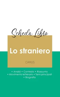 Scheda libro Lo straniero di Albert Camus (analisi letteraria di riferimento e riassunto completo)