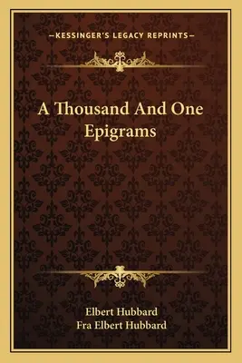 Tysiąc i jeden epigramatów - A Thousand And One Epigrams