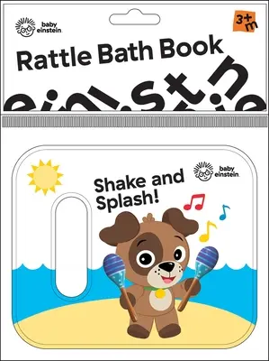 Baby Einstein: Shake and Splash! Książeczka do kąpieli z grzechotką - Baby Einstein: Shake and Splash! Rattle Bath Book