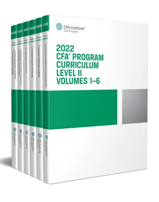 2022 Program CFA Poziom II Zestaw pudełkowy - 2022 Cfa Program Curriculum Level II Box Set