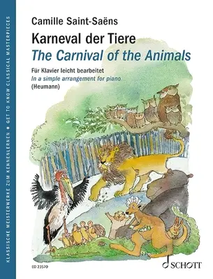 The Carnival of the Animals - Simple Piano Arrangement - Poznaj arcydzieła muzyki klasycznej - The Carnival of the Animals - Simple Piano Arrangement - Get to Know Classical Masterpieces