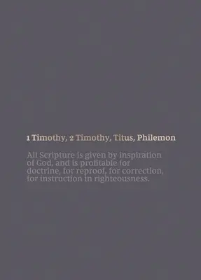 Dziennik Pisma Świętego NKJV - 1-2 Tymoteusza, Tytusa, Filemona: Biblia Święta, Nowa Wersja Króla Jakuba - NKJV Scripture Journal - 1-2 Timothy, Titus, Philemon: Holy Bible, New King James Version