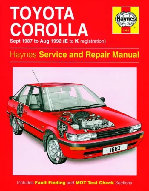 Toyota Corolla - instrukcja obsługi i naprawy - 87-92 - Toyota Corolla Service And Repair Manual - 87-92