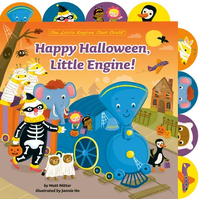 Wesołego Halloween, Mały Silniczku! Książka planszowa z zakładkami - Happy Halloween, Little Engine!: A Tabbed Board Book