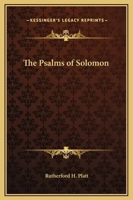 Psalmy Salomona - The Psalms of Solomon
