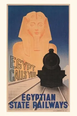 Plakat Vintage Journal dla egipskich kolei - Vintage Journal Poster for Egyptian Railways