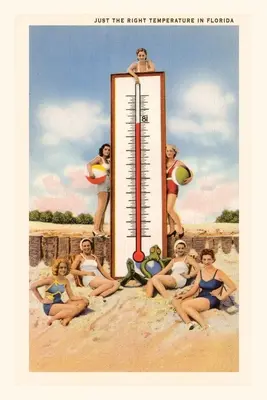 Dziennik historyczny Odpowiednia temperatura, Floryda - Vintage Journal Just the Right Temperature, Florida