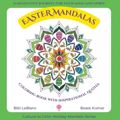 Mandale wielkanocne - kolorowanka z inspirującymi cytatami - Easter Mandalas - Coloring Book with Inspirational Quotes