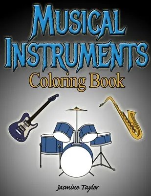 Kolorowanka z instrumentami muzycznymi - Musical Instruments Coloring Book